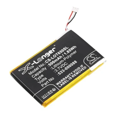 Afbeelding van CS LOT650SL Batterij 500mAh compatibel met [Logitech] MX Master, Touchpad T650 vervangt 1506, voor 533 000088, HB303450