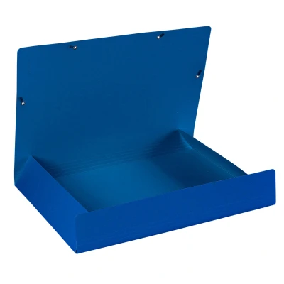 Afbeelding van Exacompta 59502E Verzamelmap (elastiek, 3 kleppen, Manila karton 600 gm², voor DIN A2, 62 x 44 cm), 1 stuk, blauw