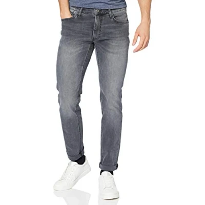 Afbeelding van BRAX Style Chuck Stretch MIT Normaler LEIBHÖHE Slim fit jeans, Heren, Maat: 38x32, Stone grey used