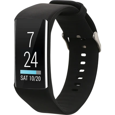 Afbeelding van kwmobile horlogebandje geschikt voor Polar A360 / A370 polsband Smartwatch bandje van TPU Activity tracker horloge band in zwart