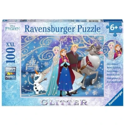 Afbeelding van Ravensburger puzzel Disney Frozen glinsterende sneeuw 100 stukjes