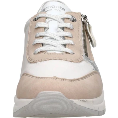 Afbeelding van Remonte D0G09 Sneakers voor dames, roze/wit/ijs/wit/81, 37 EU breed, Roze wit ijs 81, Breed