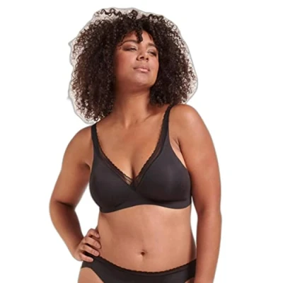 Afbeelding van Sloggi Adapt Twist Tshirt BH, Dames, Maat: 65A C. 70A/B, Black