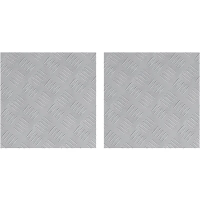 Afbeelding van vidaXL Zilver Aluminium 40 x 0.3 cm Antislip Trap Tread