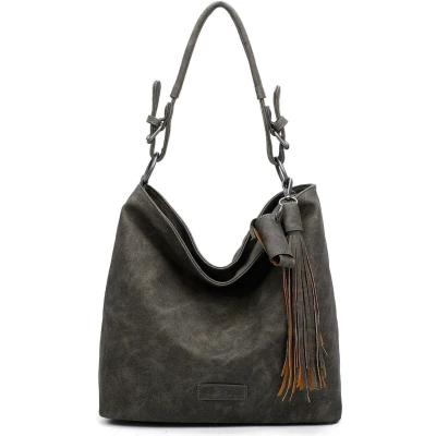 Afbeelding van Fritzi aus Preußen Schoudertas Jakx Lipstick02 Hobo Bag Deep Jungle Groene