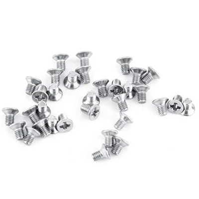 Afbeelding van 100 Stks/zak M3 Machine Schroeven, 9 Types Platte Kop Roestvrij Staal SS304 Verzonken Schroef Bout Bevestiging (5mm)