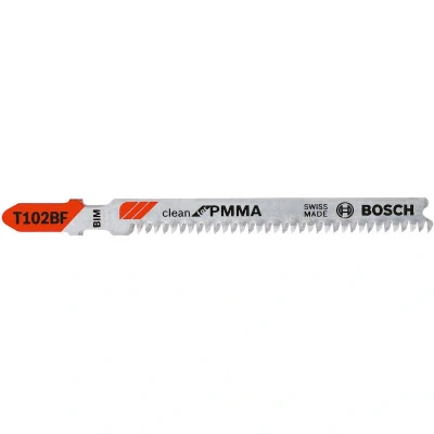 Afbeelding van Bosch Accessoires Decoupeerzaagblad T102Bf Clean For Pmma 2 stuks 2609256C59