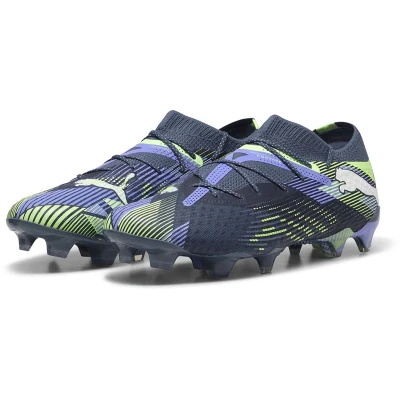 Afbeelding van Puma Future 7 Ultimate LOW FG/AG Voetbalschoenen met kunststof noppen, Heren, Maat: 45, Gray skies/white/fizzy apple Textiel/ synthetisch
