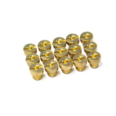 Afbeelding van Maxtuned Hoofdsproeierset voor Dellorto carburateur M6 maat 60 130 (set maxi, 15 stuks)
