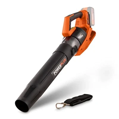 Afbeelding van Powerplus Dual Power Draadloze Bladblazer POWDPG7526 op Batterij van 40 V, Bladzuiger, maximale luchtsnelheid 200 km/u, Tuingereedschap, zonder en Oplader