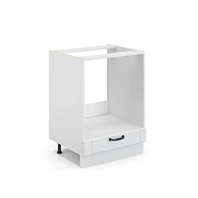 Afbeelding van Vicco Ovenombouwkast &quot;Fame Line&quot;, Wit Landhuis/Wit, 60 cm zonder werkblad