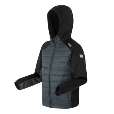 Afbeelding van Regatta Kielder IX Hybrid Jacket voor kinderen met Extol Stretch inzetstukken en synthetische Warmloft down touch isolatie, perfect wandelen, wandelen buitenactiviteiten