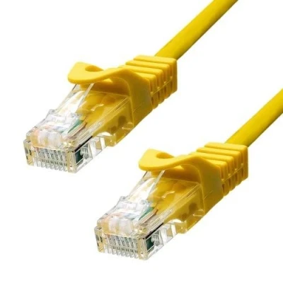 Afbeelding van PROXTEND CAT5e U/UTP CU PVC ethernetkabel geel 50CM