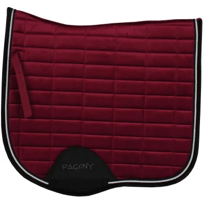 Afbeelding van Pagony Work Velours zadeldek bordeaux maat:vs full