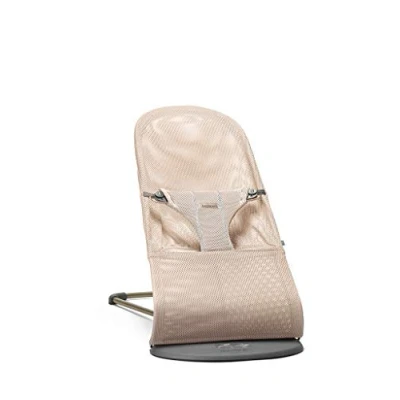 Afbeelding van BabyBjörn 006001 Babywip Bliss, netstof, parelmoer roze