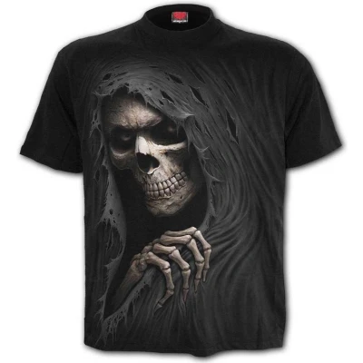 Afbeelding van Spiral Heren Tshirt XL GRIM RIPPER Zwart