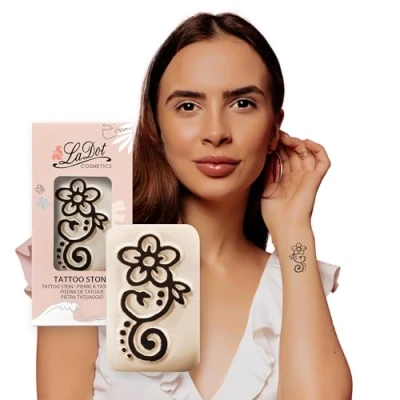 Afbeelding van LaDot tijdelijke tattoo stempel Bloem M175