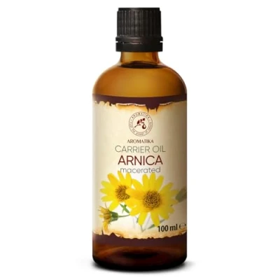 Afbeelding van Arnica Olie 100ml Natuurlijk Draagolie Basisolie Gezichtsverzorging Nagels Handen Haar Massage Lichaamsverzorging