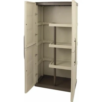 Afbeelding van Kast Tood Beige Grijs Hars 60 Kg 20 70 X 39 165 Cm