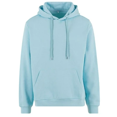 Afbeelding van Build Your Brand Heren capuchontrui basic hoodie, klassieke hoodie voor mannen, regular fit, maten XS 7XL, oceaanblauw,