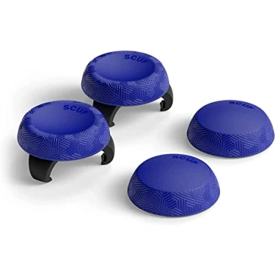 Afbeelding van SCUF Duimstokgrepen 4 Pak met 2 Basis Tactic Joystick Duimgrepen Voor Xbox One en Series XS, PS4, PS5, Nintendo Switch Pro Controller Blauw