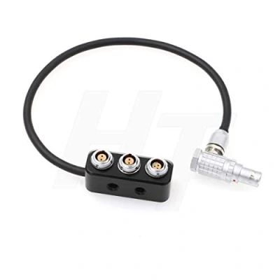 Afbeelding van HangTon EXT RS Adapter Splitter Box 7 Pin naar Fischer 3 en 0B 2pin voor ARRI Alexa Mini Amira Camera, Start/Stop Power Functie