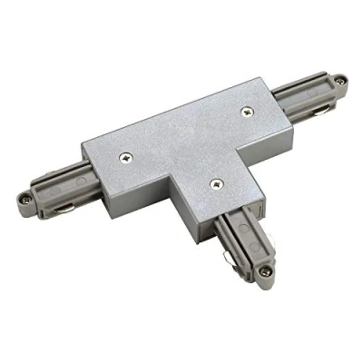 Afbeelding van SLV T verbinder voor 1 fase netspanning stroomrail/grijs