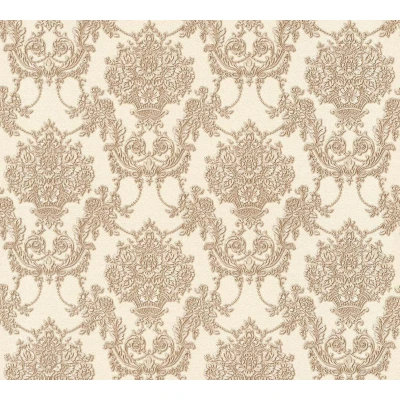 Afbeelding van KLASSIEK ORNAMENTEN BEHANG Franse Stijl brons bruin beige A.S. Création Château 5