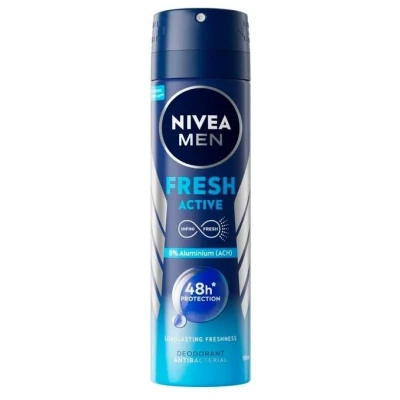 Afbeelding van 6x Nivea Men Deodorant Spray Fresh Active 150 ml