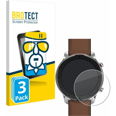 Afbeelding van BROTECT Gehard glazen schermbeschermer, Smartwatch beschermfolie, Transparant