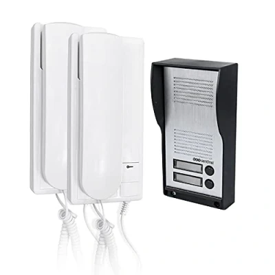 Afbeelding van Intercominstallatie Universal deurintercom voor gebruik binnenshuis combinatie van intercom bekabelde audiokit DUO PAF0007 SCS Sentinel