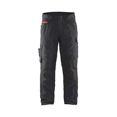 Afbeelding van Blaklader werkbroek 1495 1330 zwart/rood mt C56
