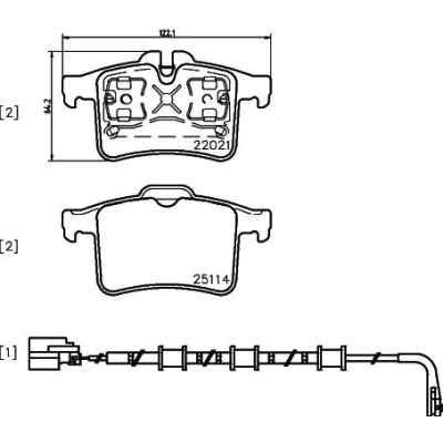 Afbeelding van Brembo Remblokset P 36 034