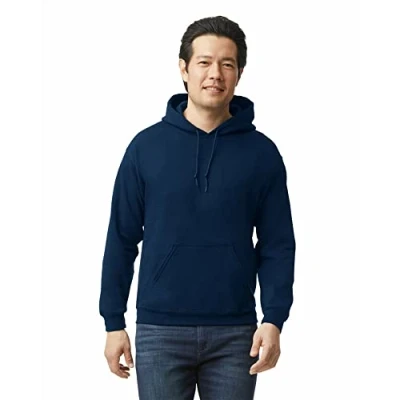 Afbeelding van Gildan heren Fleece sweatshirt met capuchon, stijl G18500, Marine, S