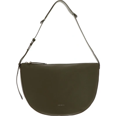 Afbeelding van COCCINELLE Leren Schoudertas Lea Shoulderbag Loden Groene