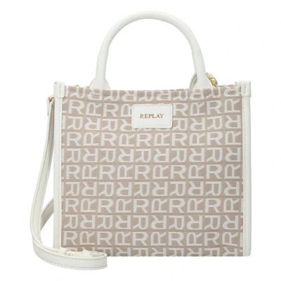Afbeelding van Replay Handtas Dirty white sand, Dames, Maat: One Size, sand