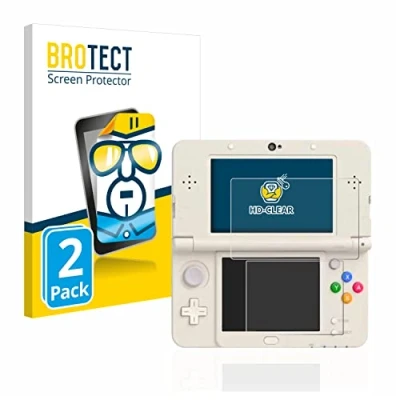 Afbeelding van BROTECT (2 Stuks) Schermbeschermer voor Nintendo New 3DS Screen Protector Transparant
