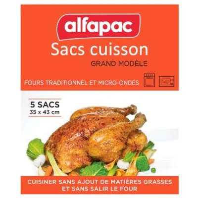 Afbeelding van ALFAPAC 5 bakzakken in de oven