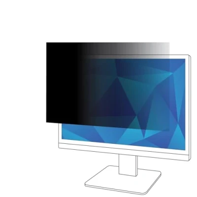 Afbeelding van 3M privacyfilter voor 31,5&quot; breedbeeldmonitor weergave breed zwart