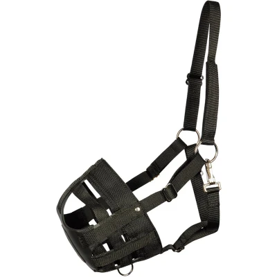 Afbeelding van Harry&#039;s Horse Grazing muzzle Air L Zwart