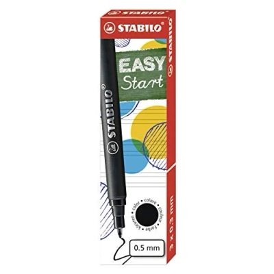 Afbeelding van Rollerpenvulling STABILO Easyoriginal medium zwart doosje à 3 stuks