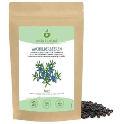 Afbeelding van jeneverbessen (250 g), 100% zuiver en natuurlijk, zonder suiker, voorzichtig gedroogd toevoegingen