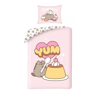 Afbeelding van Pusheen Dekbedovertrek, Yum Eenpersoons 140 x 200 cm Katoen