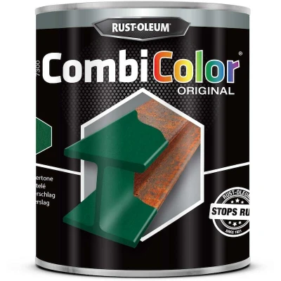 Afbeelding van rust oleum combicolor original hamerslag donkergroen 750 ml