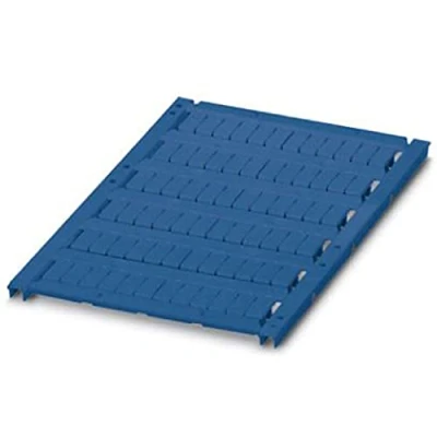 Afbeelding van Klemmenmarkering 0829157 UCT TM 5 BU Phoenix Contact Inhoud: 10 stuk(s)
