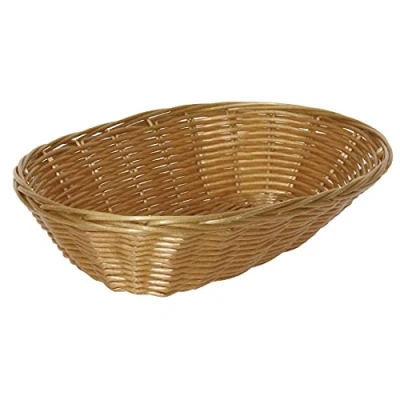 Afbeelding van Olympia ovale polyrotan tafelmandjes (6 stuks)