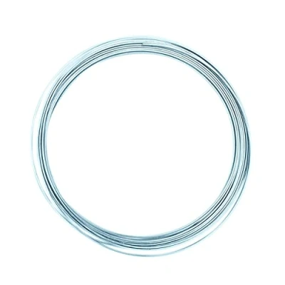 Afbeelding van Vaessen Creative Aluminium platte draad 3,5x1mm 5m ijsblauw,