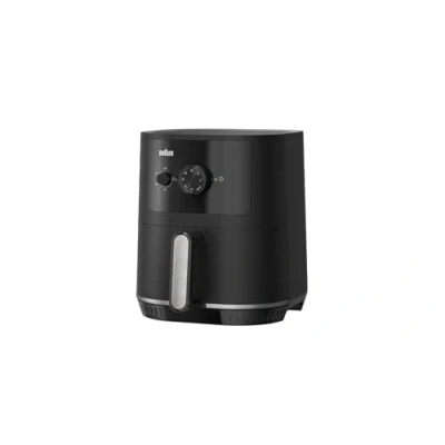 Afbeelding van Braun MultiFry 3 HF3000 Airfryer 4,3 l, luchtoven, temperatuurregeling 80 200 graden, RealAir technologie, Timer60&#039;, 12 vooraf ingestelde programma&#039;s, touch bediening, 1500 W, matzwart