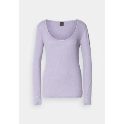 Afbeelding van BOSS Edeline Longsleeve, Dames, Maat: Large, Open miscellaneous