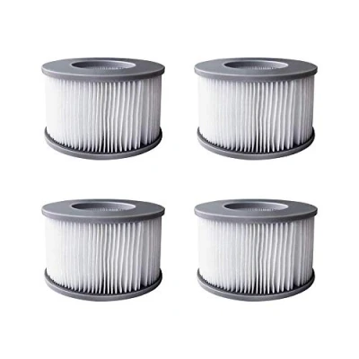 Afbeelding van YanBan 4 x whirlpool filters voor MSpa opblaasbare zwembaden, filtercartridgepomp met verbeterde versie, geschikt MSPA, alle huidige whirlpools